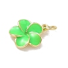 Brass Enamel Pendants KK-CBA3F25-07G-02-2