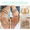 150Pcs 2 Strands Electroplate Glass Beads Strands EGLA-TA0013-57B-8