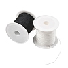 2 Rolls 2 Colors Round Nylon Chinese Knot Cord NWIR-FS0001-05-1