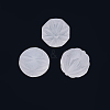 Transparent Frosted Acrylic Beads FACR-S056-007-2
