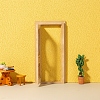 DIY Miniature Hollowed Screen Door Micro Landscape Dollhouse Accessories PW-WGF5B87-01-4