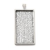 Alloy Pendant Cabochon Settings X-PALLOY-2418-AS-LF-1