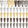 480Pcs 4 Colors Brass Snap on Bails KK-SP0002-23-1
