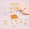 DIY Moon & Star & Sun Earring Making Kit KK-HY0003-49-4