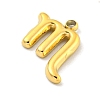 Real 18K Gold Plated PVD Vacuum Plating 304 Stainless Steel Pendants STAS-L278-002G-08-2