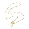 Brass Paperclip Chain Necklaces NJEW-JN04842-4