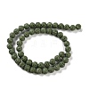 Synthetic Lava Rock Dyed Beads Strands G-H311-08B-03-3