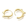 Brass Studs Earring Findings KK-Q035-08G-2