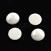Pearlized Plated Opaque Glass Cabochons X-PORC-S801-5mm-M-2