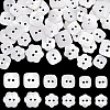 60Pcs 6 Styles 2-Hole Natural Shell Buttons BUTT-PH0001-48-1