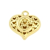 Hollow Brass Pendants for Valentine's Day KK-M289-03C-G-1