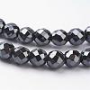 Magnetic Synthetic Hematite Beads Strands HEMA-6D-1-1