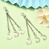 Tibetan Style Alloy Feather Tassel Big Pendants LS-FIND-YW0003-92C-2