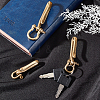   3Pcs 3 Styles U-Shaped Brass Key Hook Shanckle Clasps KK-PH0004-98-2