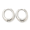 Rack Plating Brass Hoop Earrings EJEW-C102-30D-P-1