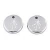 Non-Tarnish 316 Surgical Stainless Steel Charms STAS-S116-418K-P-2