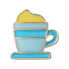 Capuccino Alloy Enamel Brooches WH2-WG03CE3-04-1