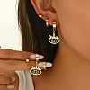 3 Pairs 3 Styles 201 Stainless Steel Earrings Sets QS4475-2-4