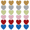 24Pcs 6 Colors Rhinestone Thread Iron on/Sew On Patches PATC-DR0001-03-1