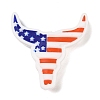 Independence Day Silicone Focal Beads SIL-R147-01C-1