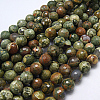 Natural Rhyolite Jasper Beads Strands G-G213-4mm-25-3