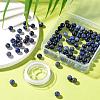 100Pcs 8mm Natural Sodalite Beads DIY-LS0002-32-5