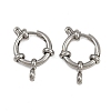 304 Stainless Steel Spring Ring Clasps STAS-B095-02P-02-1