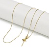 Ion Plating(IP) 304 Stainless Steel Boston Link Chains Necklaces X-NJEW-H042-08G-1