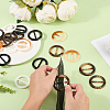 20Pcs Resin Tri-Glide Adjuster Buckles FIND-GF0008-12F-3