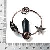 Natural Obsidian Faceted Pointed Bullet Big Pendants G-A221-01A-3