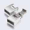 304 Stainless Steel Snap Lock Clasps STAS-P180-22P-3