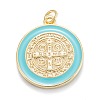 Brass Enamel Pendants KK-G399-01-2