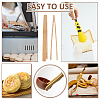 Bamboo Cooking Tongs AJEW-WH0270-205-6