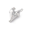 Brass Rhinestone Pendants KK-E793-12P-2