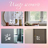 Waterproof Reflective Plastic Mirror Stickers DIY-WH0668-006-3