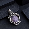 Natural Amethyst Pendants LS-PW-WGC9437-03-1
