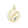 Brass Enamel Pendants KK-CBA3F25-09G-02-1