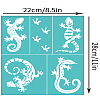 Self-Adhesive Silk Screen Printing Stencil X1-DIY-WH0338-094-2