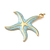 304 Stainless Steel Enamel Pendants X-STAS-B093-33G-02-2