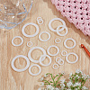30Pcs 3 Styles PE Plastic Findings FIND-CY0001-68-4