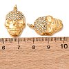 304 Stainless Steel Rhinestone Pendants RB-CBA9088-04G-A-3