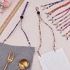 8Pcs 4 Colors Ethnic Style Cotton Cord Napkin Clip AJEW-FG0005-37-4