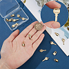 24Pcs 2 Styles Brass Pendants KK-WR0001-49-3