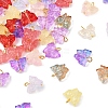 50Pcs Glass Pendants PALLOY-FS00015-2