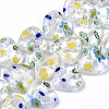 Handmade Millefiori Lampwork Beads Strands LAMP-N023-001K-1