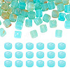 60Pcs Transparent Acrylic Beads OACR-TA0004-88F-1