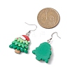 Christmas Resin Dangle Earrings EJEW-JE06090-3