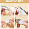 2 Rolls 2 Colors Self-adhesive Felt Fabric FIND-NB0006-18-3
