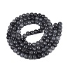 Baking Paint Crackle Glass Beads Strands GLAA-Q106-03A-01-2
