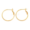 Brass Hoop Earrings EJEW-R014-17A-G-4